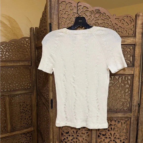 Chanel White Logo Blouse - Picture 4 of 4